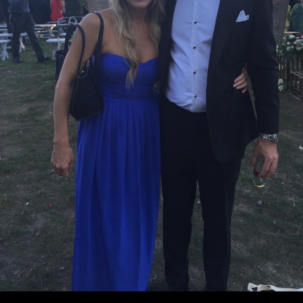 Blue Parker dress, worn condition